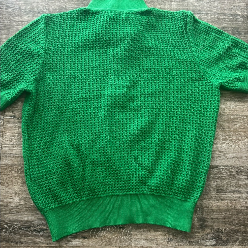 Clare V Vibrant Green Knit Polo - Picture 2 of 4